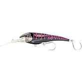Nomad Design DTX Minnow with Patented Autotune System - Distressed Baitfish Swimming Action, BKK Diablo