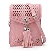 seOSTO-Womens-Small-Crossbody-Bag-Tassel-Cell-Phone-Purse-Holder-Wallet