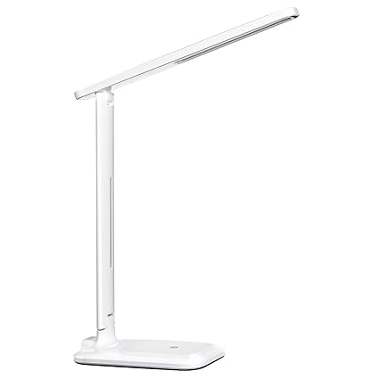 Schreibtischlampe LED TOPELEK 42 LED Tischlampe, 3 Farb- und 3 Helligkeitsstufen, Tischleuchte mit Touch Control-Taste, Farbt