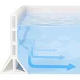 70-Inch Shower Splash Guard, 3.8-Inch Shower Threshold Water Dam | Flexible Rubber Splash Guard for Bathtubs and Walk-In Showers, 3.8-Inch High Collapsible Water Barrier for Wet/Dry Separation