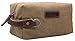 IBLUE Canvas Toiletry Bag Travel Dopp Kit Shaving Bag Makeup Cosmetic Organizer Bag