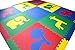 SoftTiles Interlocking Kids Foam Playmat w/Sloped Borders- Safari Animals Designs for Nursery and Playroom- Baby, Kids, and Toddlers - Primary Colors- Large 6.5 x 6.5 ft.
