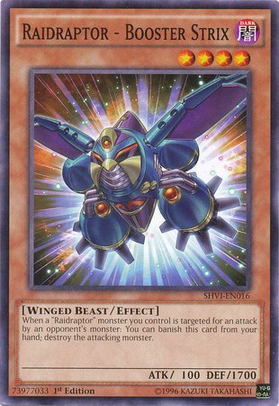 Yu-Gi-Oh! - Raidraptor - Booster Strix (SHVI-EN016) - Shining Victories - 1st Edition - Common