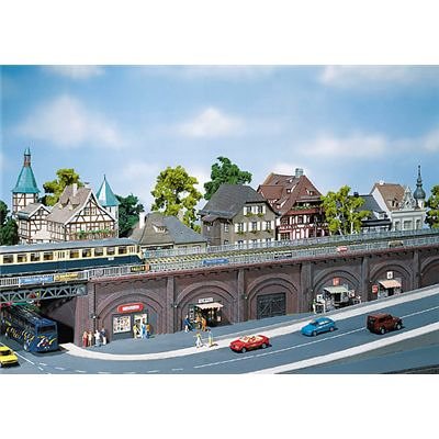 Faller FA 272577 Arkaden mit Geschäften
