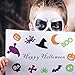 600 Pieces Halloween Stickers Glitter Foam Stickers Halloween Craft Stickers for Halloween Party Supplies