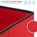 Super Rigid 2-in-1 Christmas Bauble Storage Box & Xmas Decoration Container - Easy Access Removable Trays, Keeps 73 Baubles & Ornament - Adjustable Extent Area for Figurines and Pockets for Decoration