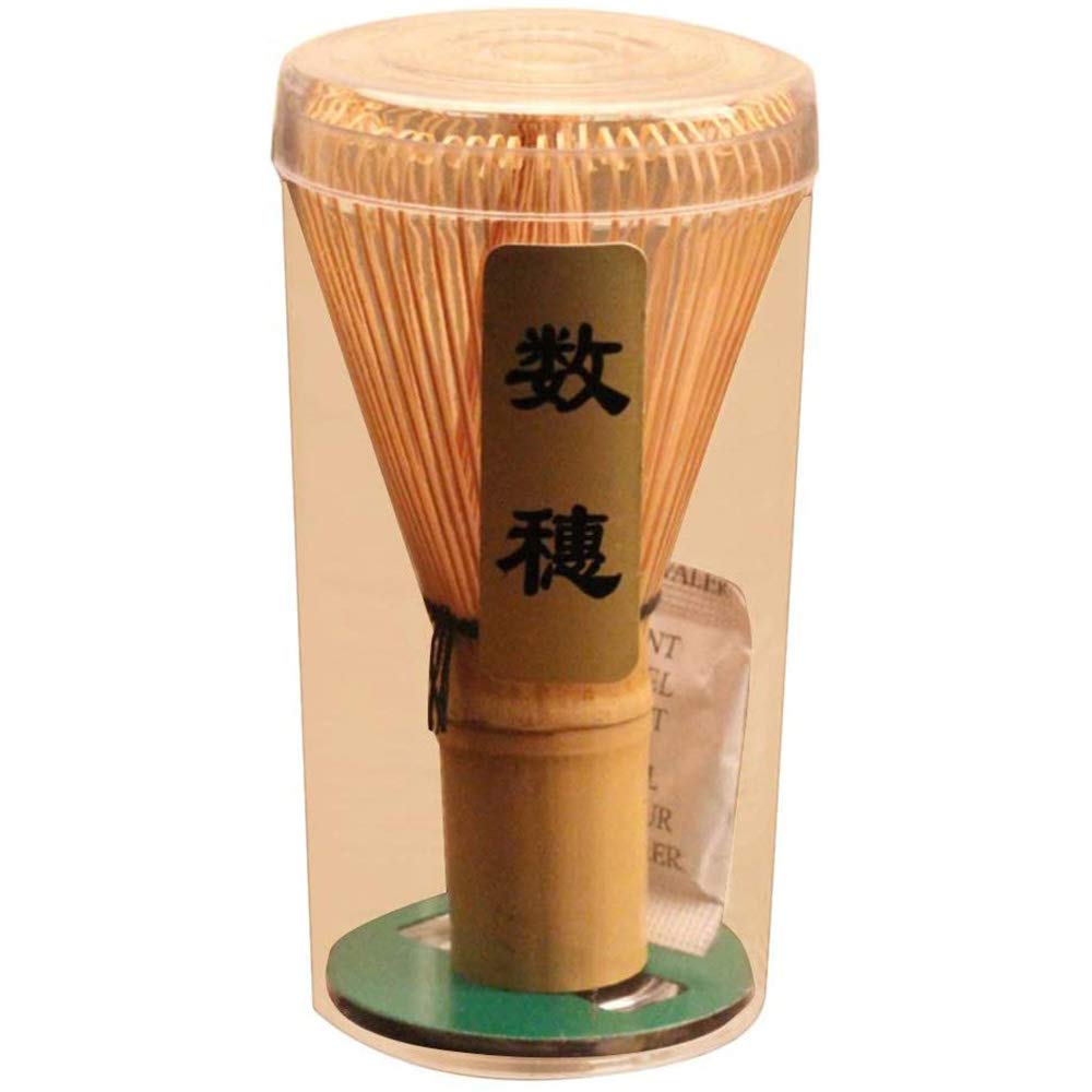 POFET Bamboo Chasen Matcha Powder Whisk Tool Japanese Tea Ceremony Accessory 60-70 prongs