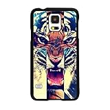 ABC Tiger Roar Cross Quote Hard Case Cover for Samsung Galaxy S5 I9600