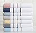 Decorative Bath Towel Set - Luxury Cotton 6 Piece Towel Set - 2 Bath Towels, 2 Hand Towels, 2 Washcloths - Luxurious, Ultra-Soft, Durable Towels for Bathroom Decor (Gold/Grey)