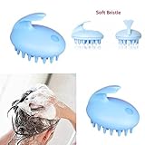 Zinnor Electric Scalp Massager for Hair Growth,Scalp Massaging Shampoo Brush for Shower,Electric Head Neck Care Massager Vibration Silicone Comb,Silicone Hair Brush for Women, Men & Kids
