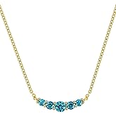 Molenia 14K Gold Plated Solid 925 Sterling Silver Non Tarnish Necklace for Women Minimalist Dainty Pendant Personalized Jewelry Christmas Birthday Valentine Gifts for Girlfriend Wife Mom Daughter