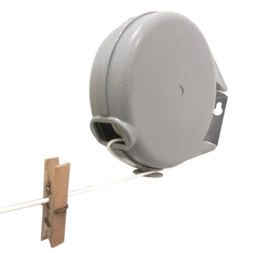 Shiaon Outdoor Retractable Clothesline 40ft Single Portable Clothes