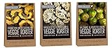 Urban Accents All Natural Gluten Free Veggie Roaster Vegetable Seasoning 3 Flavor Variety Bundle: (1) Urban Accents Balsamic & Roasted Onion Veggie Roaster, (1) Urban Accents Parmesan Mediterranean Veggie Roaster, and (1) Urban Accents Manchego & Roasted Garlic Veggie Roaster, 1.25-1.75 Oz. Ea.