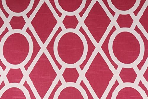 Lattice Bamboo Raspberry by Robert Allen@Home Fabric