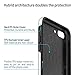 iSPECLE iPhone 8 Plus Case 5.5 inch iPhone 7 Plus Case Soft TPU Bumper Inner Layer Slim Solid PC Outer Cover Shockproof Anti-Scratch Cell Phone Case Cover for Apple iPhone 8 Plus / 7 Plus White