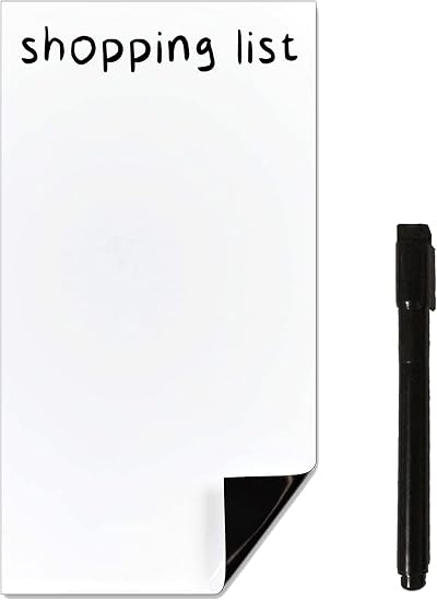 The Magnet Shop Small Magnetic Whiteboard Fridge Memo Board 21x10 cm
