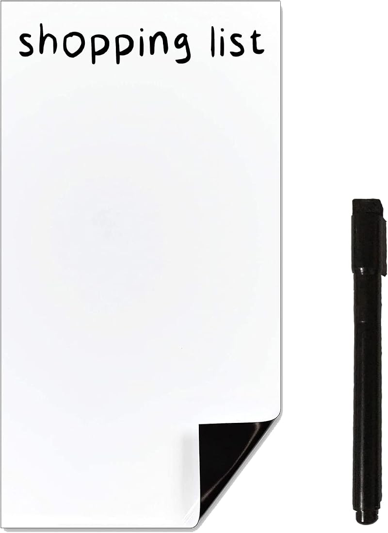 The Magnet Shop Small Magnetic Whiteboard Fridge Memo Board 21x10 cm