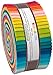 Elizabeth Hartman Kona Cotton Solids Designer Palette Series Roll Up 40 2.5-inch Strips