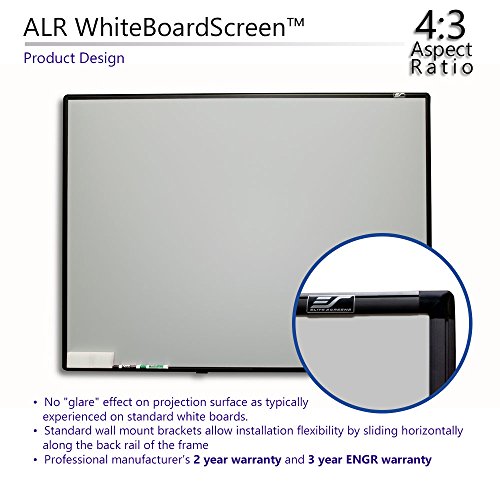 Elite Screens WhiteBoardScreen Series, 60inch Diagonal 43, Ambient