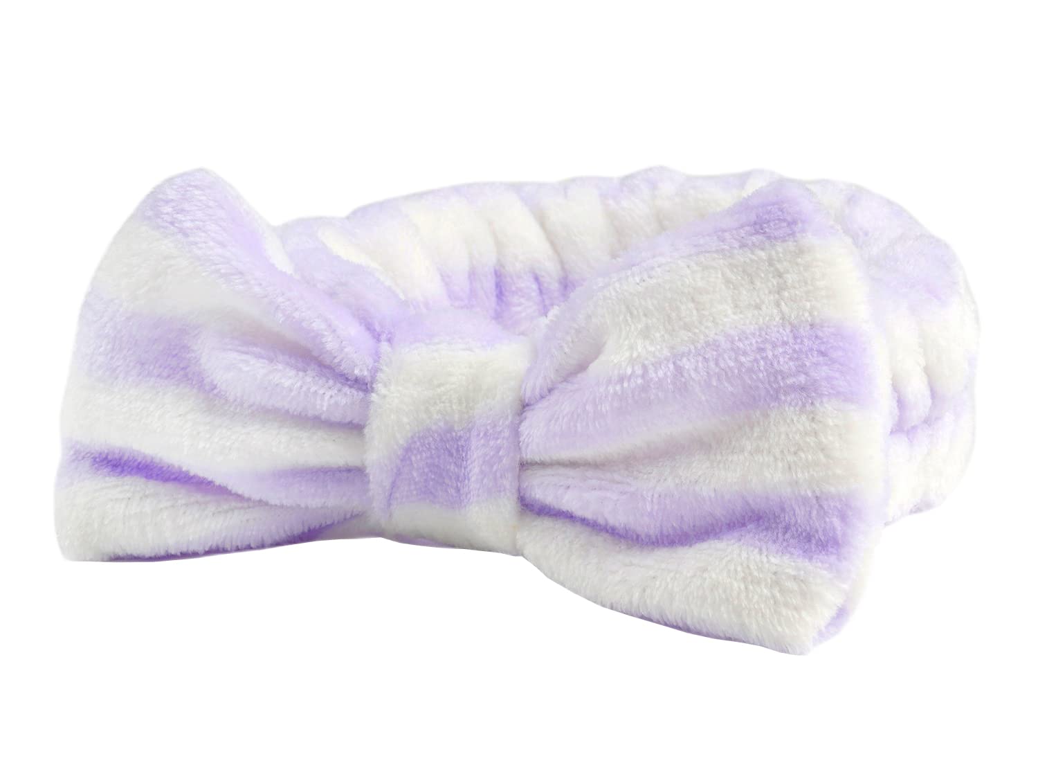 scicent Makeup Headband Spa Facial Cosmetic Hairbands for Women Beauty Sport Yoga Shower Wash Face Coral Fleece Head Band Hair Accessories for Girls, 14 - Purple