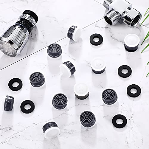 20 Sets Faucet Aerator with Gasket 2.2 GPM Flow Restrictor Insert