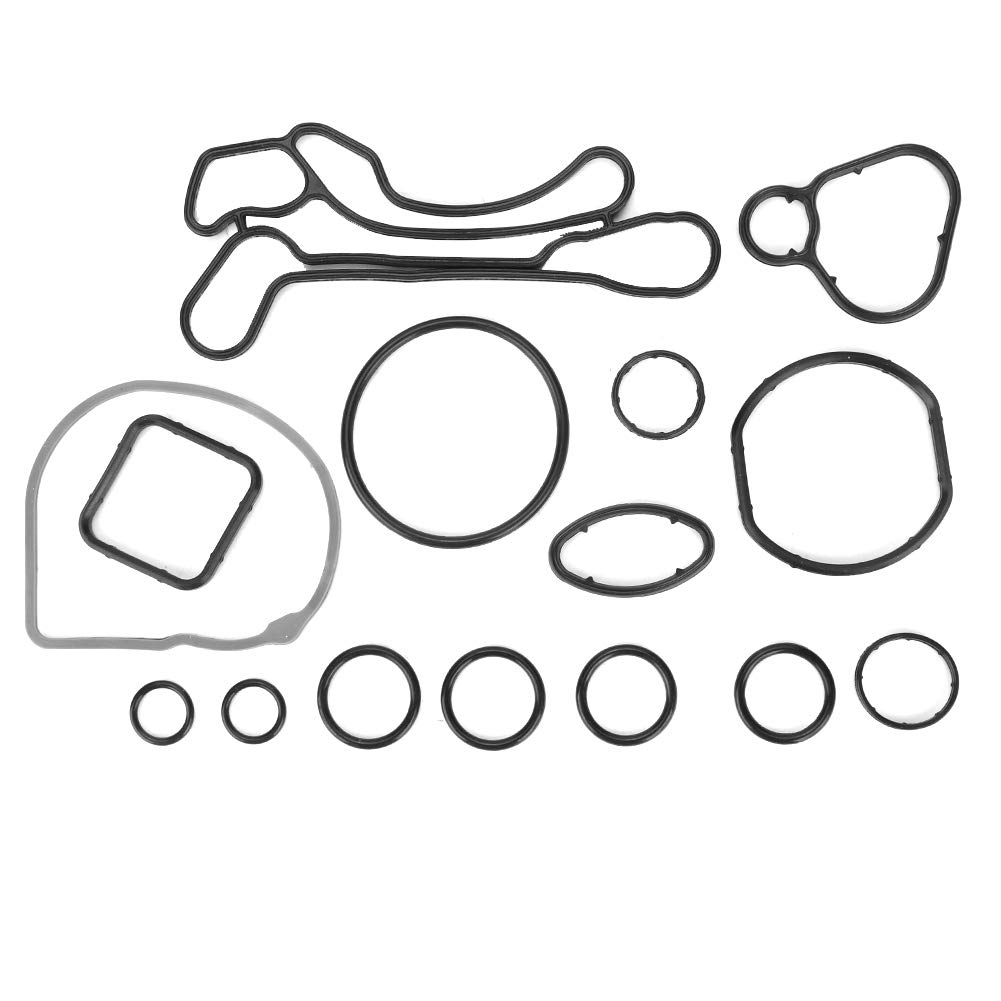 Suuonee Engine Oil Cooler Gasket 15pcs Engine Oil Cooler Gasket O 55354071