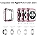 for Apple Watch Series 3 Case 42mm, Alritz Soft Slim TPU Protective Case Flexible Anti-Scratch Bumper Cover for Apple Watch Series 1 Series 2 Series 3 Nike+ Sport Edition