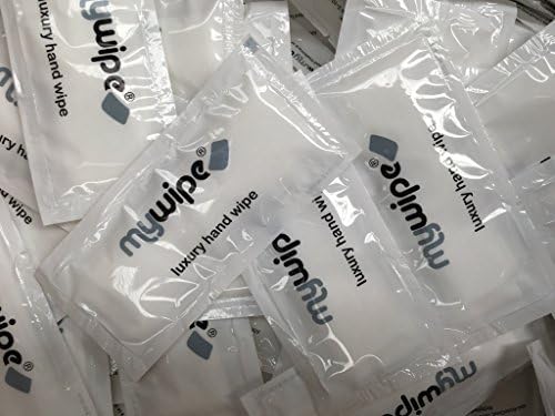 MYWIPE Luxury Large Refreshing Lemon Wet Hot or Cold Hand Wipes Towels Catering &amp; Restaurant x 100 by MYWIPE