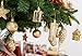 AMS 90ct Christmas Ball Assorted Pendants Shatterproof Tree Ornaments Seasonal Decorations in a Reusable Hand-Help Gift Box Ideal for Holiday and Party (Gold, 90ct)