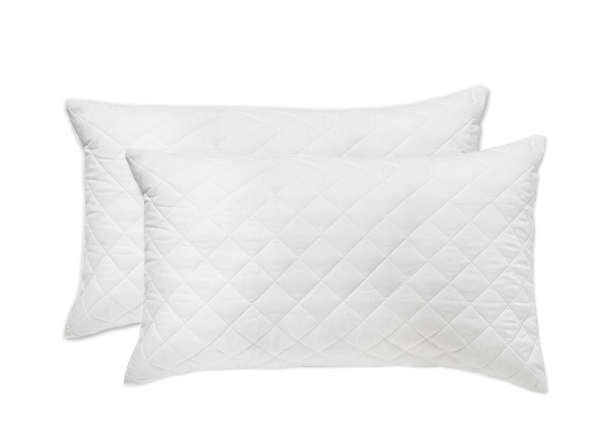 Comfortesy Quilted Pillow Protectors Standard Size (48 x 74CM) - 100% Hypoallergenic | (Pack of 4)