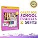 ETI Toys, 26 Piece Kids Art Painting Set with Wood Easel, 6 Princesses and Castles Themed Canvases, 12 Color Acrylic Paints, 5 Paint Brushes, Palette. Arts Studio for Artist Children Ages 6+ Years