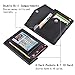 Mens Minimalist Wallet, Zonlicat Slim Front Pocket Wallets with RFID Blocking for Men - Black