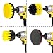 7 Piece Drill Scrub Kit Grout Brush Drill Brush Set with 6 Inch Extender Scrub Brush for Grout Floor Tub Shower Tile Corners Bathroom Surface Kitchen