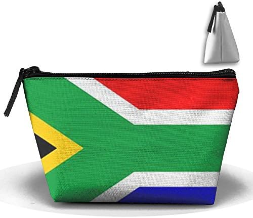SOYUSGYD Flag Of South Africa Travel And Home Zipper Up Portable Bag Storage Bag Hand Bag For Women And Girls