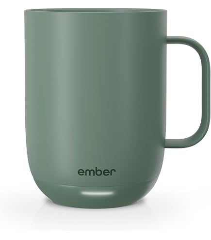 Amazon.com | Ember Temperature Control 14oz Smart Mug 2, App-Controlled and  Rechargeable Heated Coffee Cup Warmer with Intelligent LED Display, Sage  Green.: Coffee Cups & Mugs