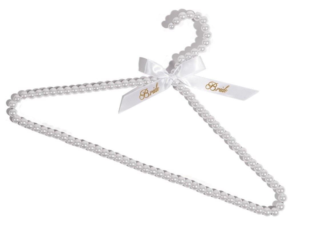 Alandra Gifts Bride Hanger, White, 40 x 23 x 1.5 cm