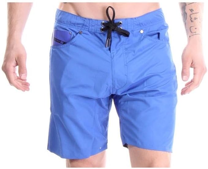 denim swim trunks