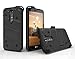 LG K7 / LG Tribute 5 LS675 / LG Escape 3 Case, Zizo Bolt Cover [.33m 9H Curved Full Glass Tempered Screen Protector] Included [Military Grade] Clip
