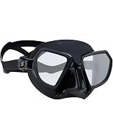 SALVIMAR Unisex Noah Anti-Fog Mask | Durable Lightweight Adjustable Low Internal Volume Scubadiving &amp; Spearfishing Mask with Co-Molded Frame &amp; Silicone Strap