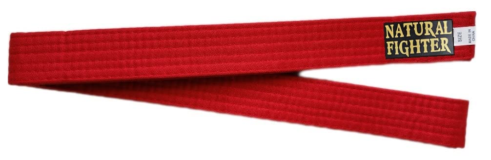 mmasport Karate Judo Aikido Taekwondo Belt for Martial Arts in Basic Cotton (Red, 280.00)