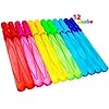 Joyin-Toy-12-Pack-14-Big-Bubble-Wand-Assortment-1-Dozen-with-Bubble-Refill-Solution-Super-Value-Pack-of-Summer-Toy-Party-Favor-12-Bubble-12-Refill-Pack-24pack Joyin Toy 12 Pack 14'/35.5cm Big Bubble Swords Wands Sticks Assortment (1 Dozen) with 12 Pack 12ml Concentrated Bubble…