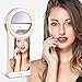 Tycka 40 LED Selfie Ring Light, Stepless Brightness Control, Independent Dimmable Warm White and Cold White, Clip-on and Rechargeable Design, Ultra-Bright, for iPhone Samsung Sony Google and More