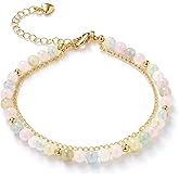LISS Healthy Pregnancy Bracelet Gift – Natural Gemstones for Expecting Moms – Calm Energy & Emotional Support – Meaningful Jewelry for First-Time Mothers