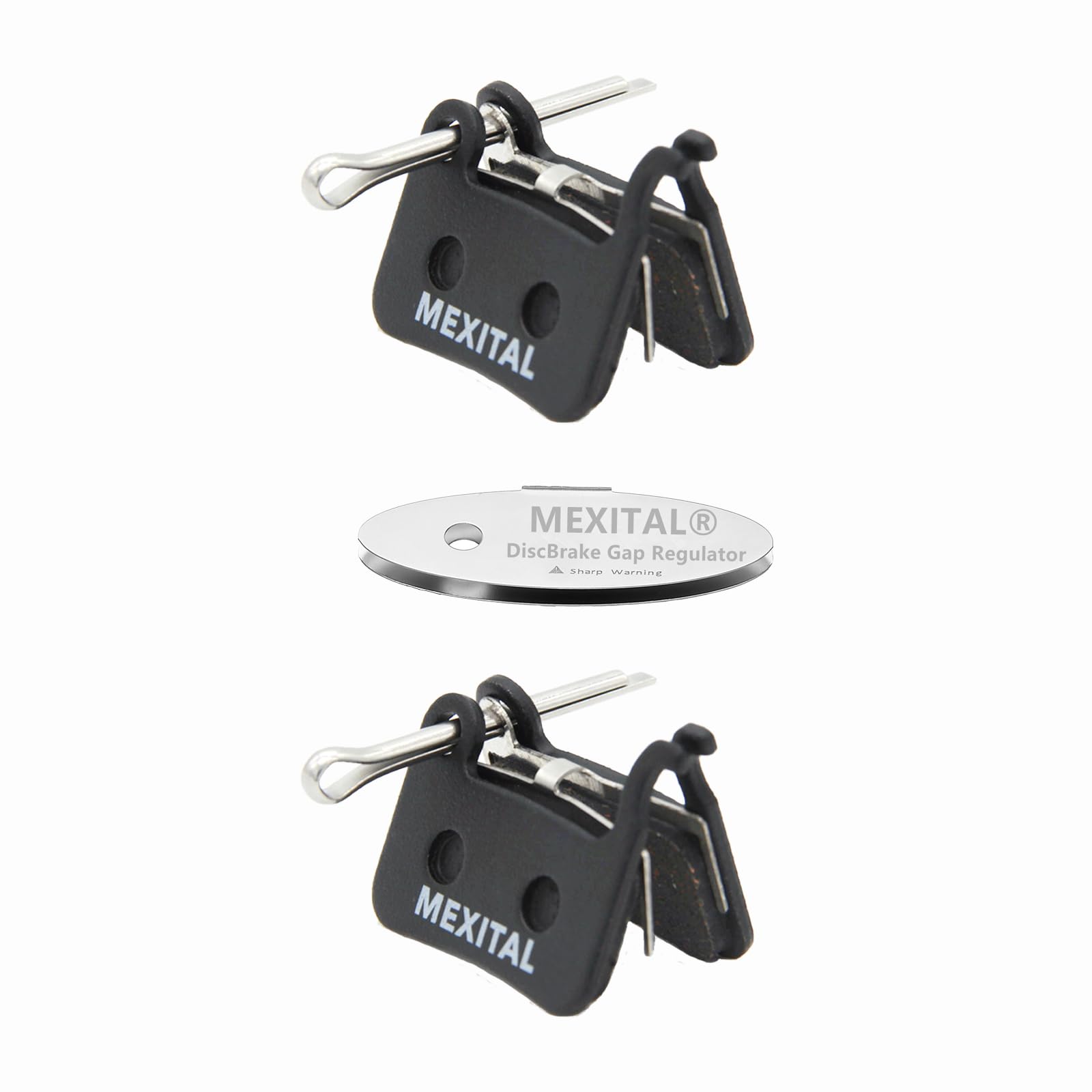 MEXITAL 2 pairs Disc Brake Pads fit for Shimano LX M585 Deore M505 M535 M545 M595 M596 Hone M601 SLX M665 XT M765 M775 M776 SAINT M800 XTR M965 M966 M975 BR-R505 S501 S500 T665 T605