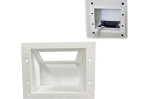 Recessed Outlet Box for Skylight Calendar, in-Wall Power Box for Adapters, Flush Mount Recessed Electrical Box for Clean Wall