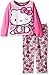 Hello Kitty Girls' 2-Piece Fleece Pajama Set