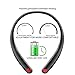 Sports In-ear Noise Cancelling Earphone with Mic for iPhone 7, Samsung and Other Bluetooth Devices by Havan (black)