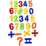 BCP set of 26 pcs Plastic Magnetic Numbers for Kids Learning