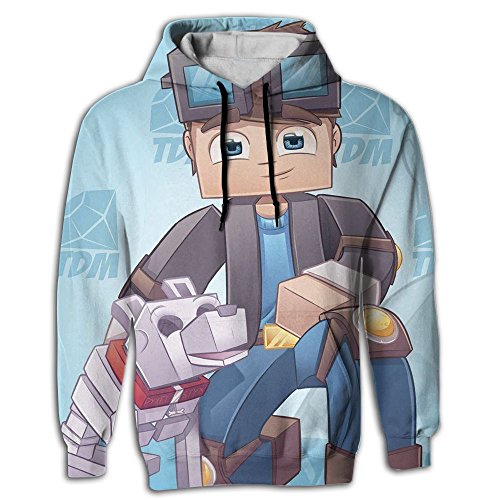 MA Men's Dan TDM Printed Pullover Hoodie Fleece Hoodies Sweatshirt Hooded With Pocket