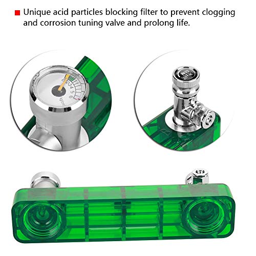 KSTE CO2 Generator - DIY Effective CO2 Generator Kit System, Adjustment Water Plant Fish Aquarium CO2 Valve Diffuser, DIY CO2 Generator with Tubing for Aquarium Pets Plant